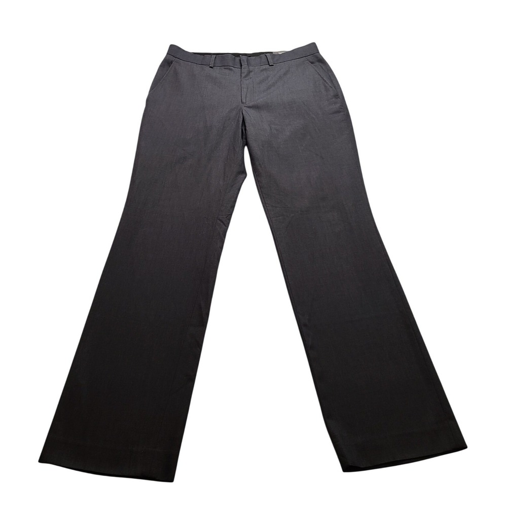 Kenneth Cole Reaction Men's Dress Pants Charcoal Gray Flat Front Trouser 32 NWOT